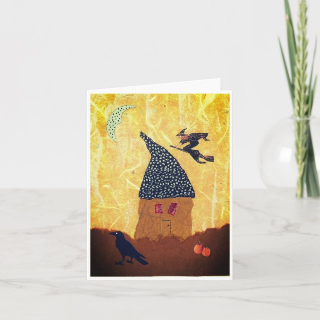 Carte de voeux Halloween avec Minuscule Maison, So (Devant)