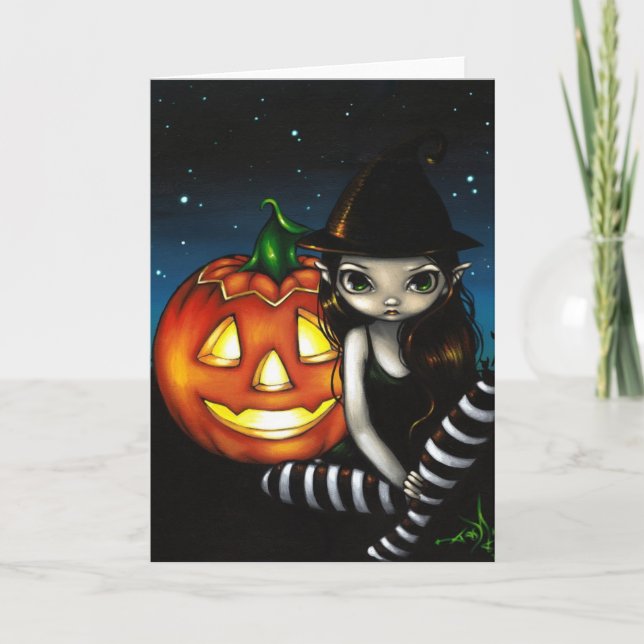 Carte de voeux "Halloween Night" (Devant)