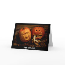 Carte de voeux Halloween | Pompes en vie !