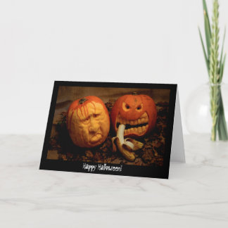 Carte de voeux Halloween | Pompes en vie !