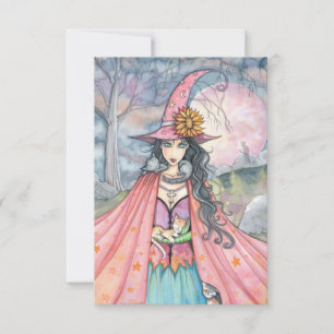 Carte de vœux Halloween pour amateur de chats