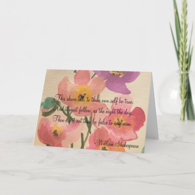 Carte de voeux Hamlet (Devant)