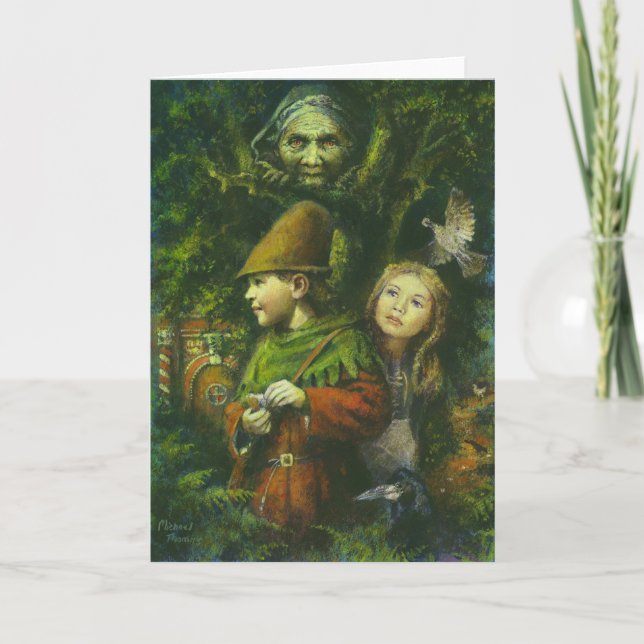 Carte de voeux Hansel et Gretel (Devant)