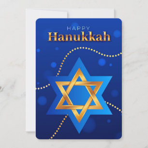 Carte de vœux Hanukkah Joyeux