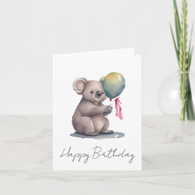 Carte de voeux | Happy Birthday from Down Under! (Devant)
