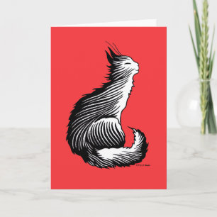 Carte de voeux "Happy Cat"