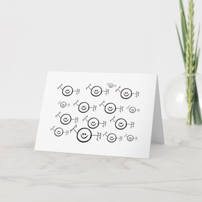 Carte de voeux Happy Hams Group - Customisez-le ! (Devant)
