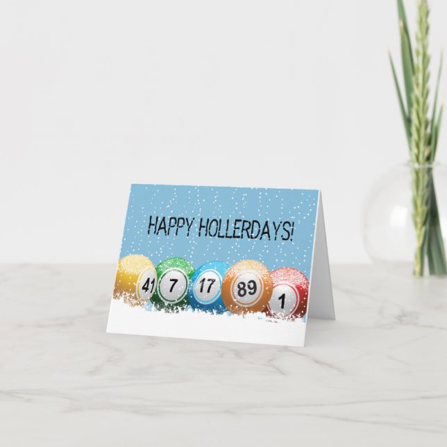 Carte de voeux Happy Hollerdays (Devant)