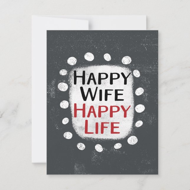 Carte de voeux Happy Wépouy Life (Devant)