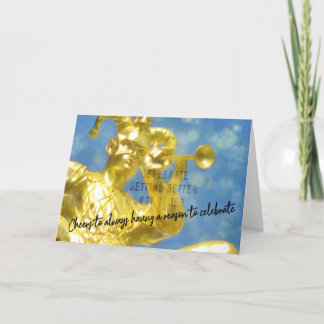 Carte de voeux HARLEQUIN