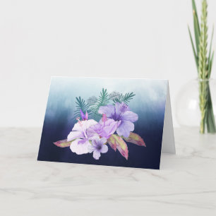Carte de voeux Hawaiian Hibiscus