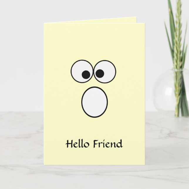 Carte de voeux Hello Friend 4 (Devant)