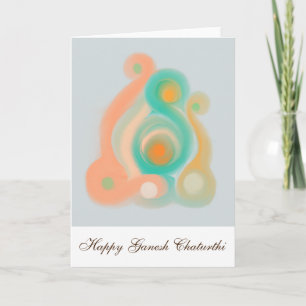 Carte de voeux heureuse de Ganesh Chaturthi