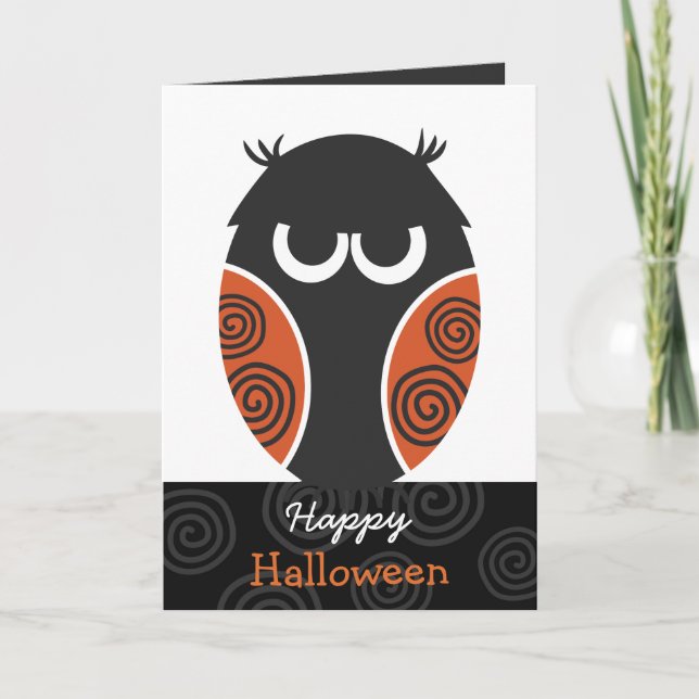 Carte de voeux heureuse de Halloween (Devant)