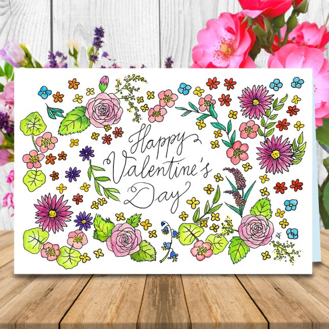 Carte de voeux Heureuse Sainte-Valentin par Nicole (Créateur téléchargé)
