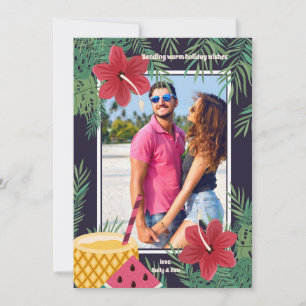 Carte de voeux Hibiscus Photo