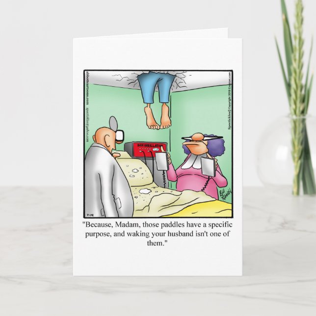 Carte de voeux Hilarious Get Well (Devant)