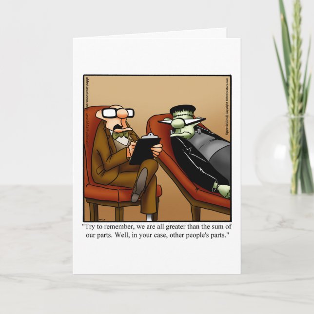 Carte de voeux Hilarious Halloween Humour (Devant)