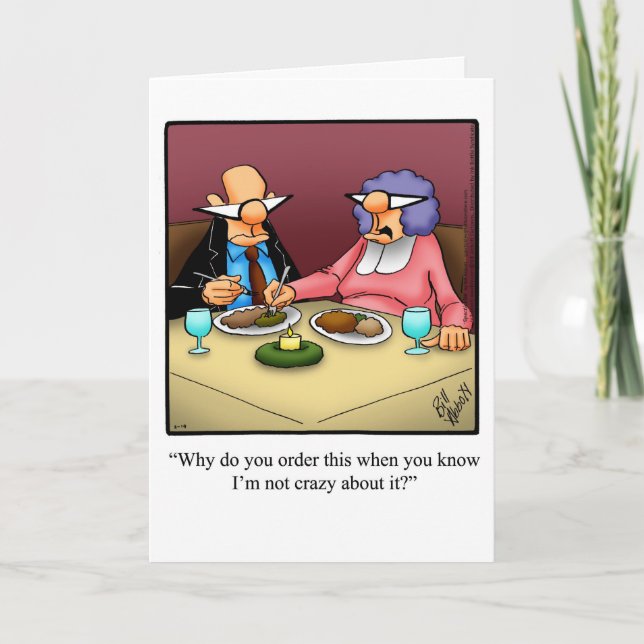 Carte de voeux Hilarious Happy Anniversaire (Devant)