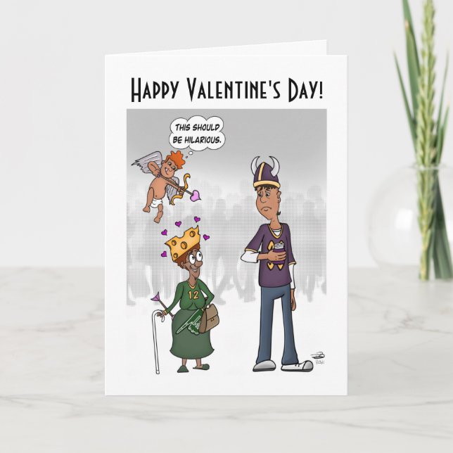 Carte de voeux Hilarious Valentine's Day Folded (Devant)