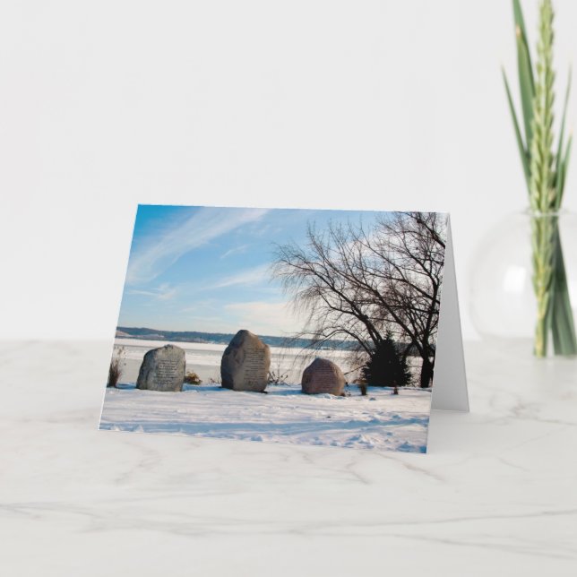 Carte de voeux hivernale en mémoire de Dan Fogelbe (Devant)