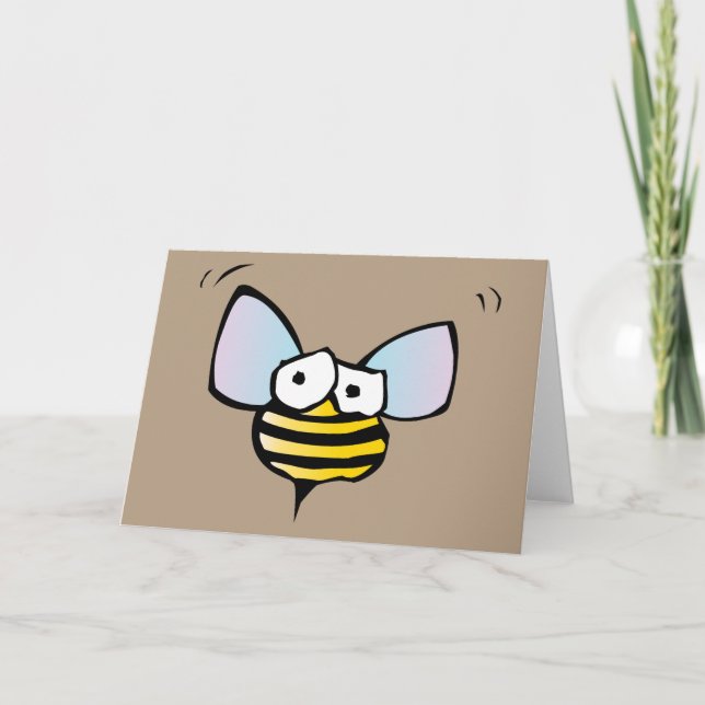 Carte de voeux Honey Bee (Devant)