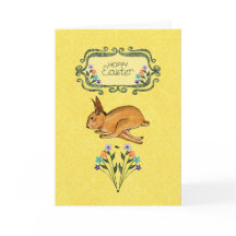Carte de voeux Hoppy Easter Kids