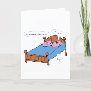 Carte de voeux Hot Coussin Talk