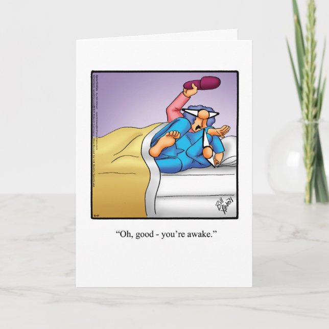 Carte de vœux humoristique d'anniversaire pour lui (Devant)
