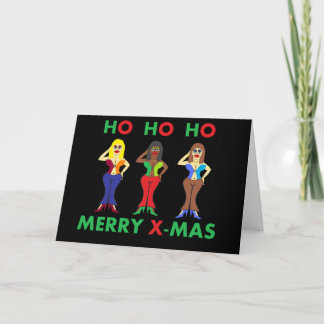Carte de voeux humoristique de Noël