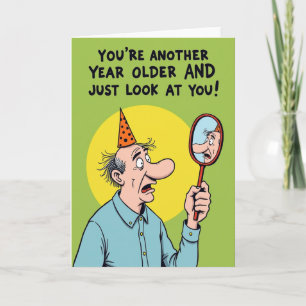 Carte de vœux humoristique pour un anniversaire av