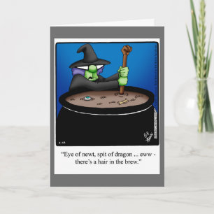 Carte de voeux Humour Halloween
