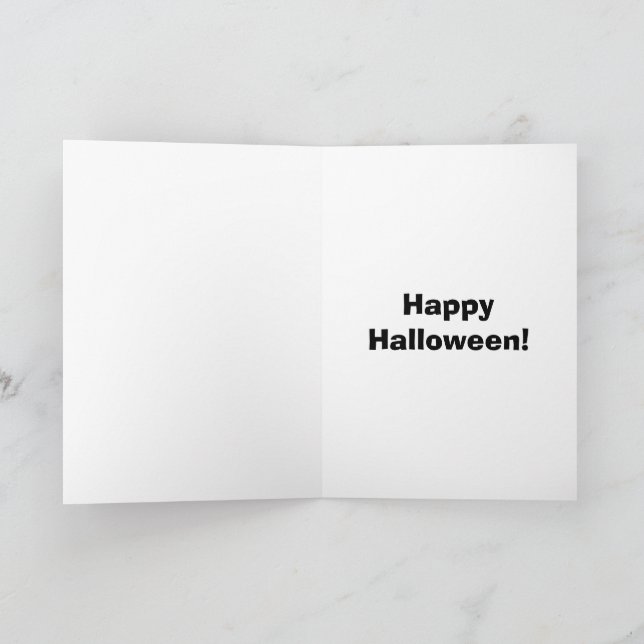 Carte de voeux Humour Halloween (Intérieur)