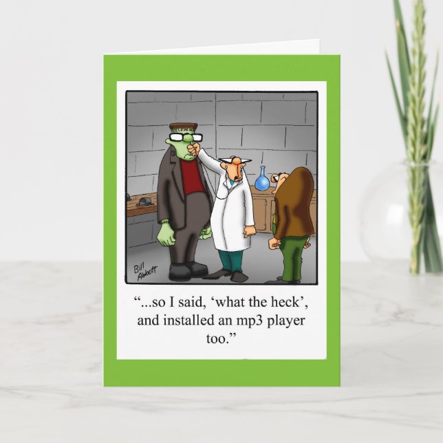 Carte de voeux Humour Halloween pour Halloween (Devant)