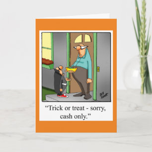 Carte de voeux Humour Halloween pour Halloween