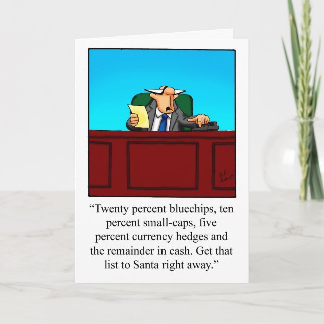 Carte de voeux Humour Noël (Devant)