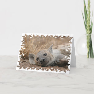 Carte de voeux Hyena