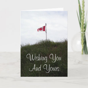 Carte de voeux I Love Canada