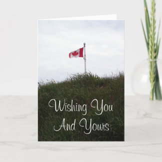 Carte de voeux I Love Canada