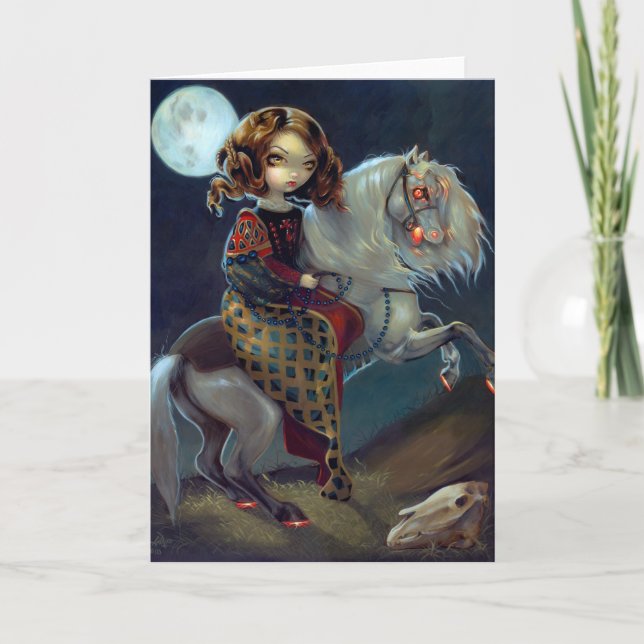 Carte de voeux "I Vampiri : Notte a Cavalla" (Devant)