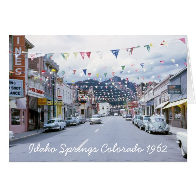 Carte de voeux Idaho Springs Colorado (Devant horizontal)