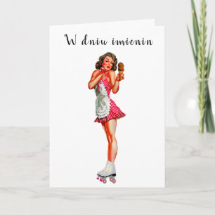 Carte de voeux imieniny polonais pour lui