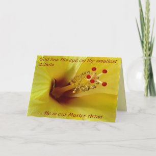 Carte de voeux inspirante "Floral Photo"