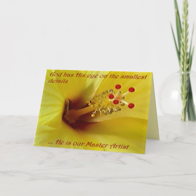 Carte de voeux inspirante "Floral Photo" (Devant)