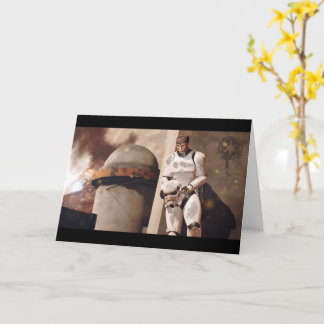 Carte de vœux inspirante inspirée de Star Wars