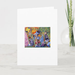Carte de voeux inspirée d'Alice in Wonderland