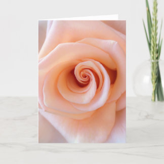 Carte de voeux, intérieur vide