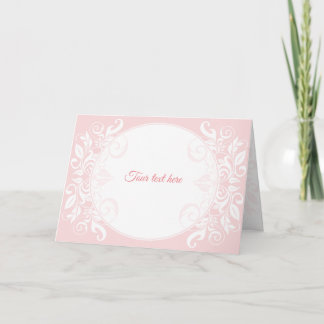 Carte de vœux, invitation de mariage, rose, floral