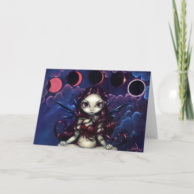 Carte de voeux "Invoquer l'éclipse" (Devant)