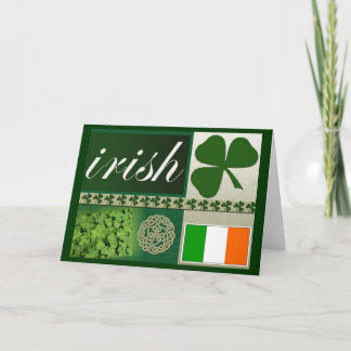 Carte de voeux irlandaise